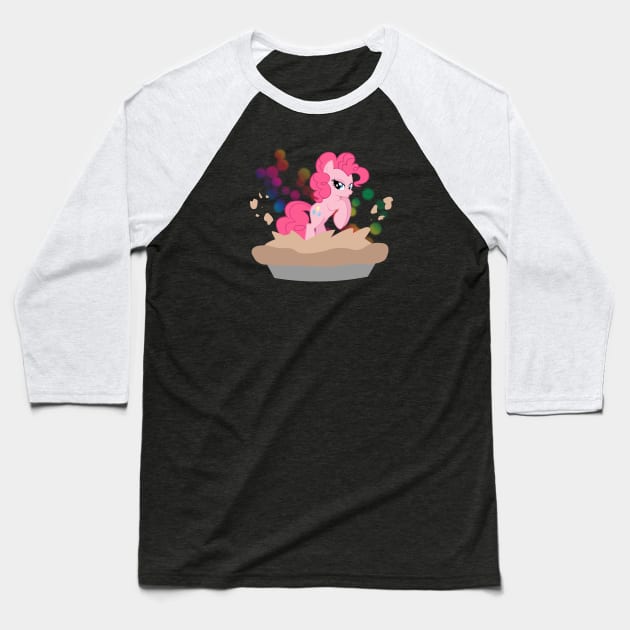 Pie Flavor Baseball T-Shirt by Brony Designs